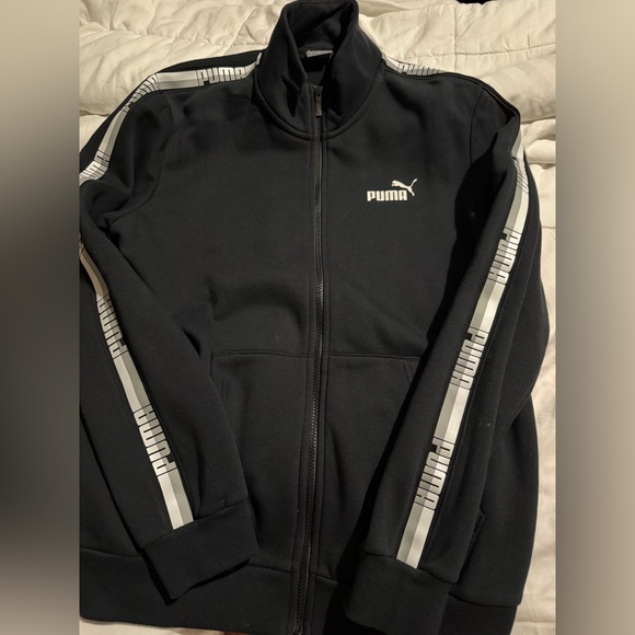 Puma Black Zip-Up Jacket - Picture 5 of 10